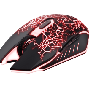 Trust Basics wireless gamingmiš, 2000 dpi, 6 tipki,optički, LED light dizajn