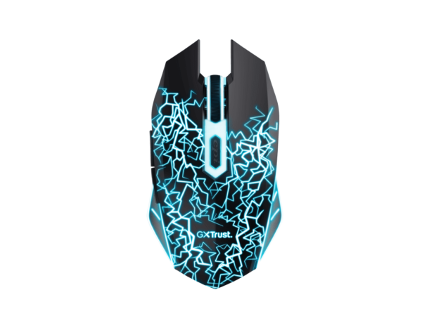 Trust Basics wireless gamingmiš, 2000 dpi, 6 tipki,optički, LED light dizajn - Image 2