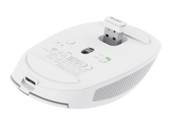 Trust OZAA compact wirelessmiš, 800-3200 dpi, optički,3 načina konekcije, punjiva baterija - Image 3