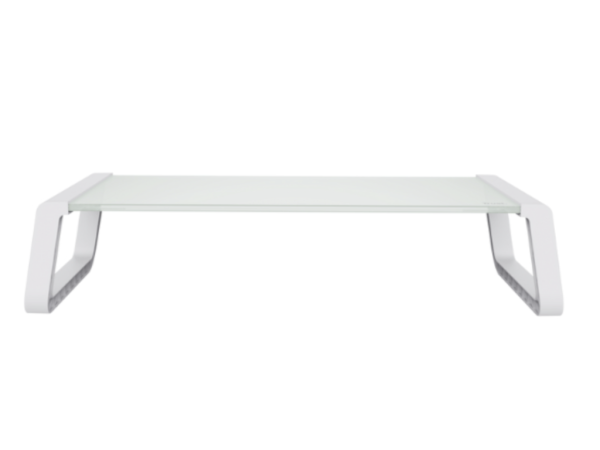 Trust Monta stand za monitor,kaljeno staklo, 50x20 cm,bijeli - Image 3