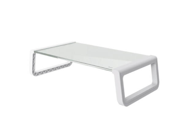 Trust Monta stand za monitor,kaljeno staklo, 50x20 cm,bijeli