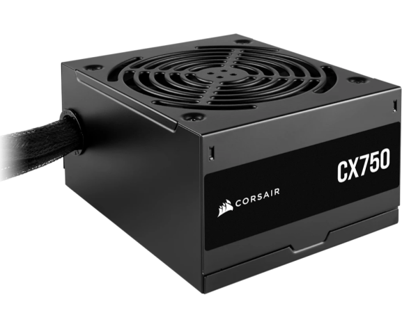 CORSAIR PSU 750W CX75080 PLUS, Bronze120mm Low-Noise fan, ATX