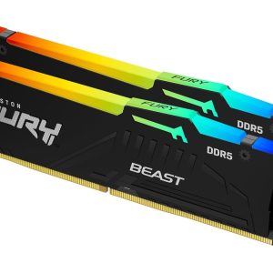 Kingston 32GB 6000MHz DDR5 RGBFury Beast (2x16GB), CL40EXPO & XMP 3.0