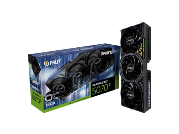 PALIT VGA 5070 Ti GamingPro OC16GB GDDR7, 256-bit,3x DP, 1x HDMI
