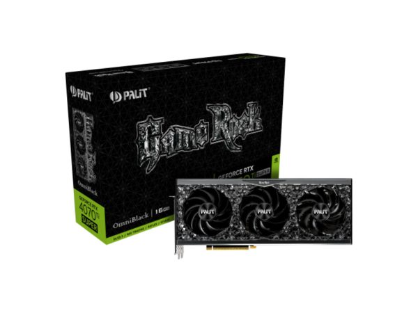 PALIT RTX 4070 Ti Super 16GBGameRock OmniBlack, 16GB,GDDR6X, 256bit