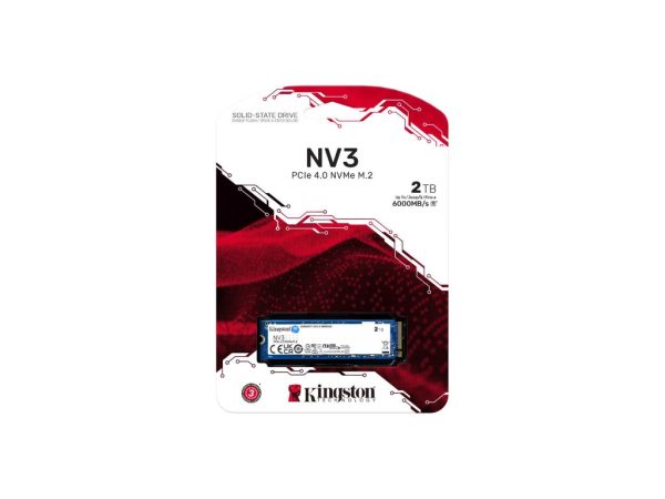 Kingston SSD 2TB NV3NVMe PCIe Gen 4.0x4R/W : 6000/5000MB/s - Image 3